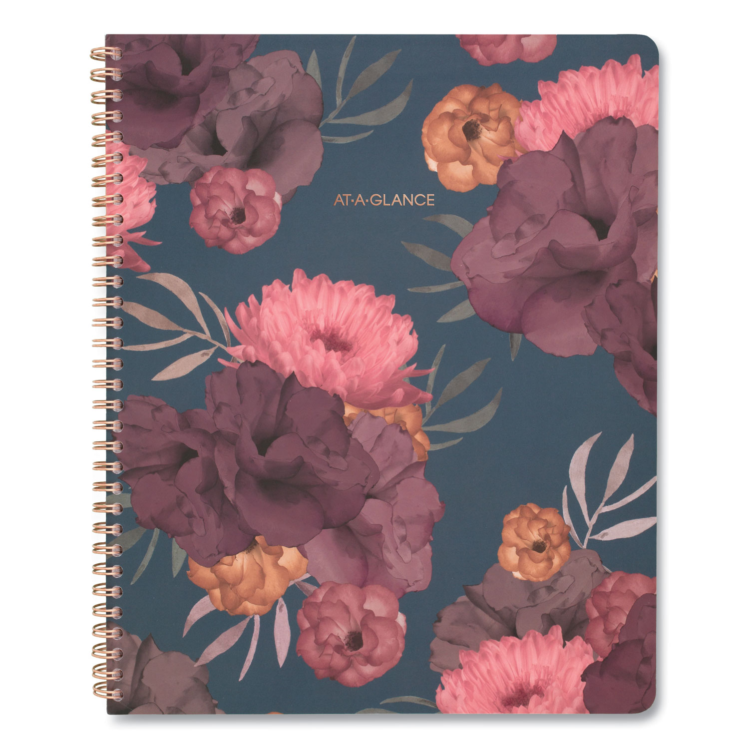  AT-A-GLANCE 5254-905 Dark Romance Weekly/Monthly Planner, 11 x 9, Floral, 2020-2021 (AAG5254905) 