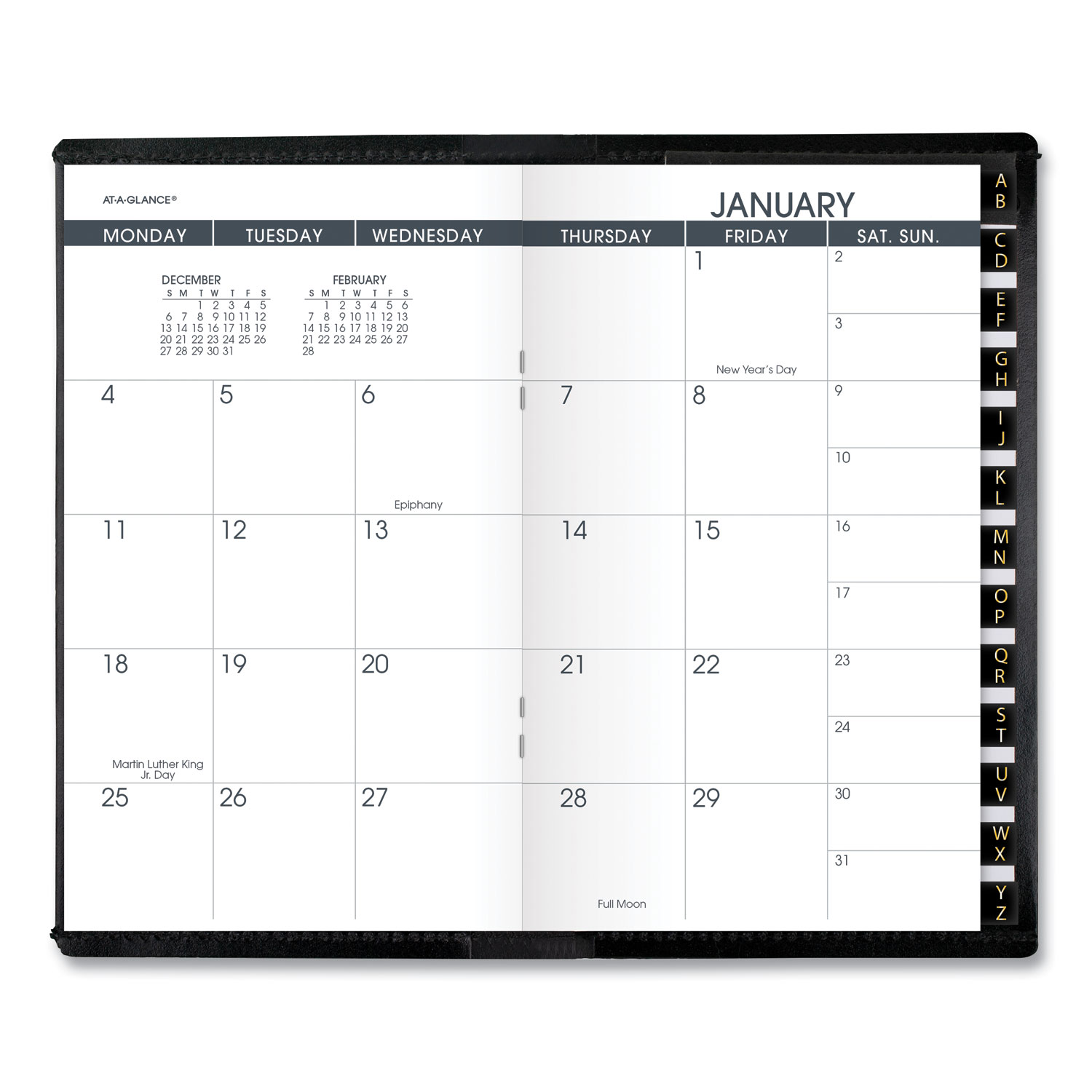 PocketSize Monthly Planner, 6 x 3.5, White, 20222023 United Imaging