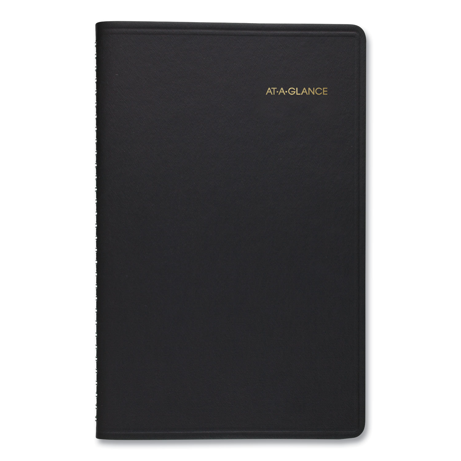  AT-A-GLANCE 7010005 Weekly Appointment Book, Hourly Appt, Phone/Address Tabs, 8 x 4 7/8, Black, 2020 (AAG7010005) 