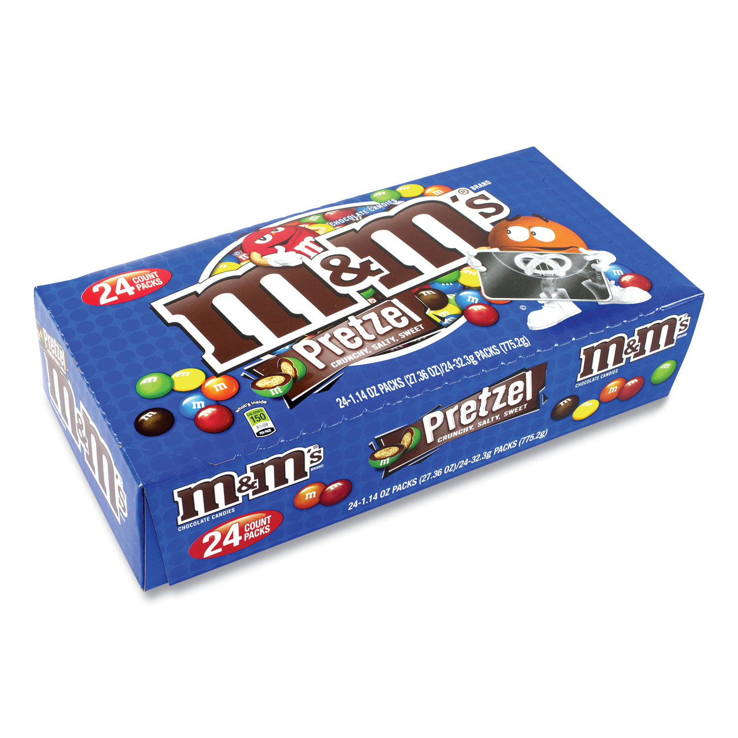 M&M's Pretzel Milk Chocolate Candy, Family Size - 15.4 oz Bag - DroneUp  Delivery