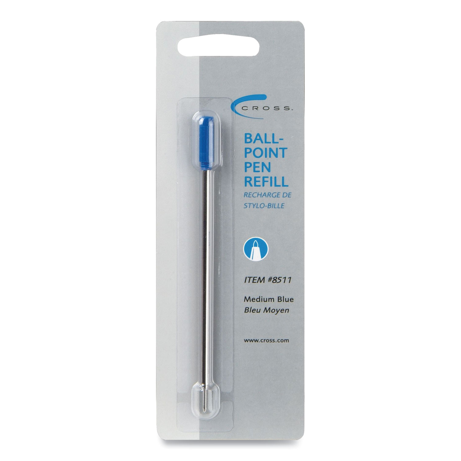 Cross® Refill for Cross Ballpoint Pens, Medium Point, Blue Ink