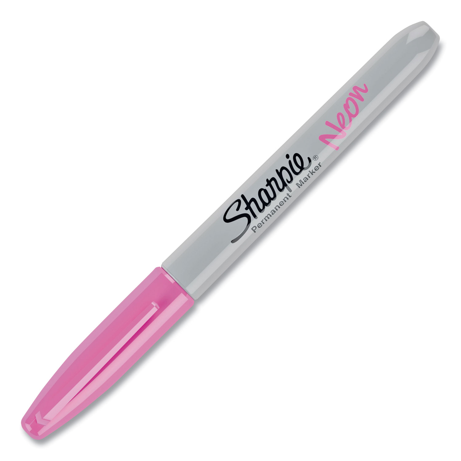  Sharpie 1860444 Neon Permanent Markers, Fine Bullet Tip, Neon Pink (SAN132112) 