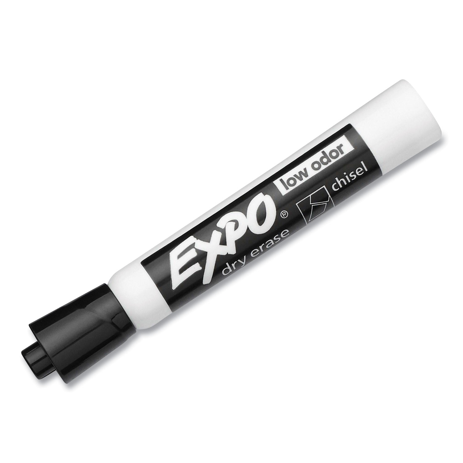  EXPO 80001 Dry Erase Marker, Broad Chisel Tip, Black (SAN379941) 