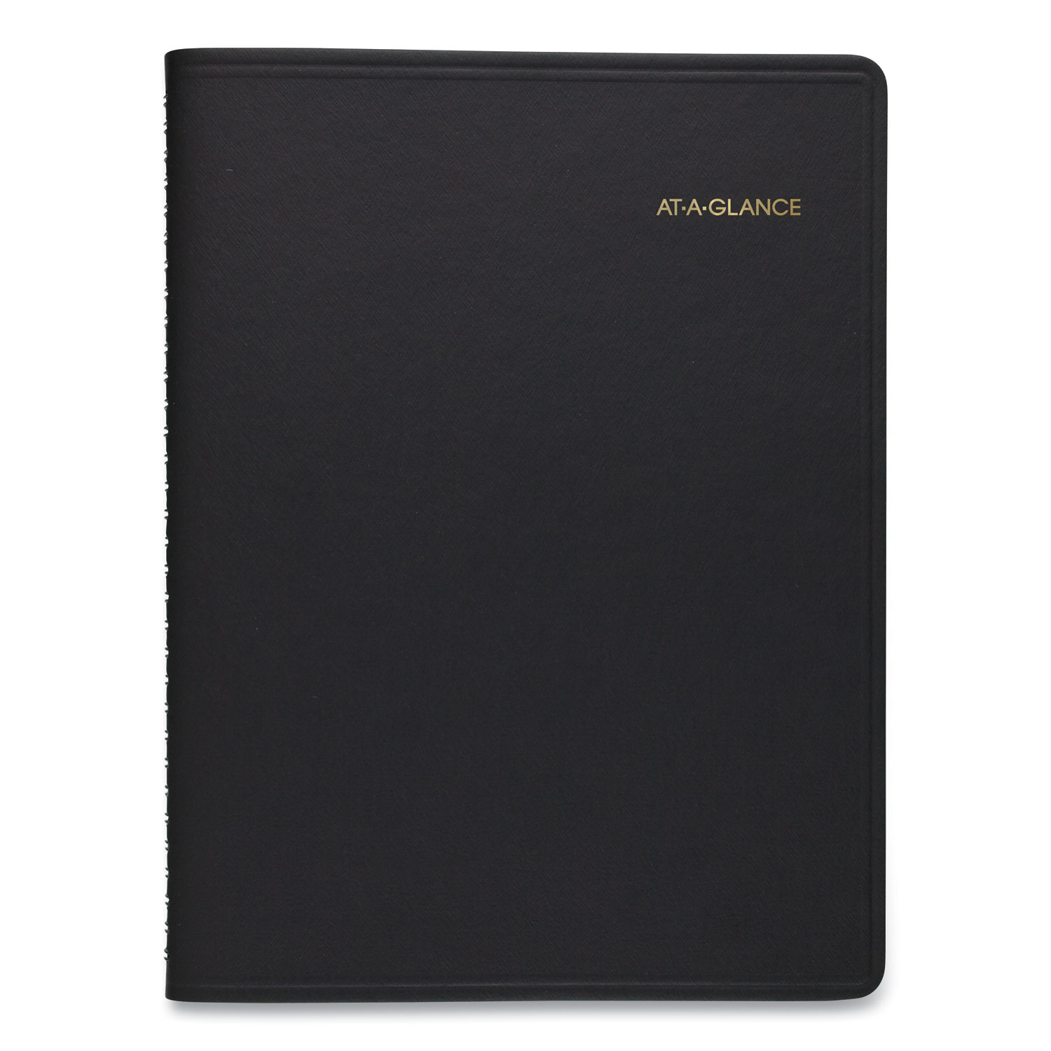 Weekly Appointment Book, Academic, 11 x 8.25, Black, 2020-2021