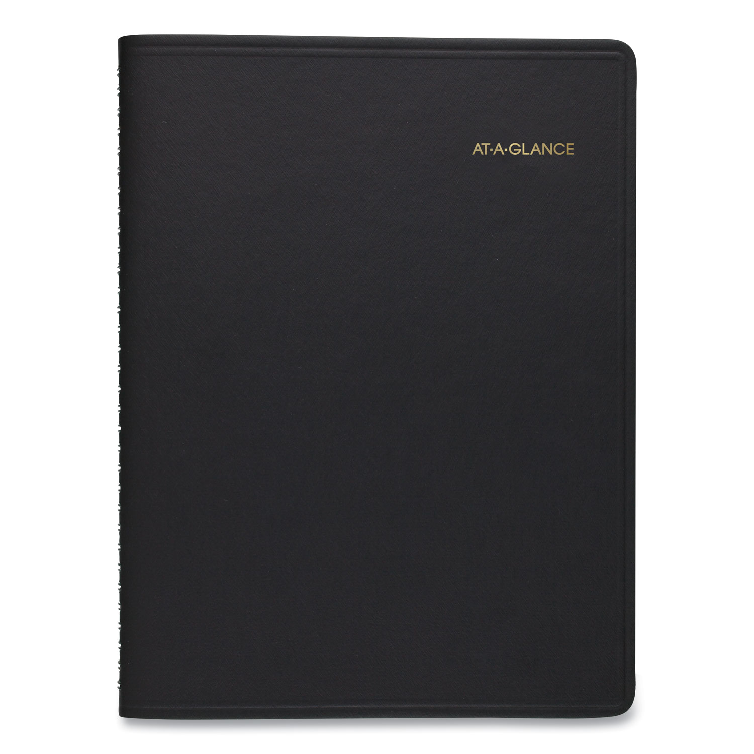  AT-A-GLANCE 7095005 Weekly Appointment Book, 10 7/8 x 8 1/4, Black, 2020-2021 (AAG7095005) 