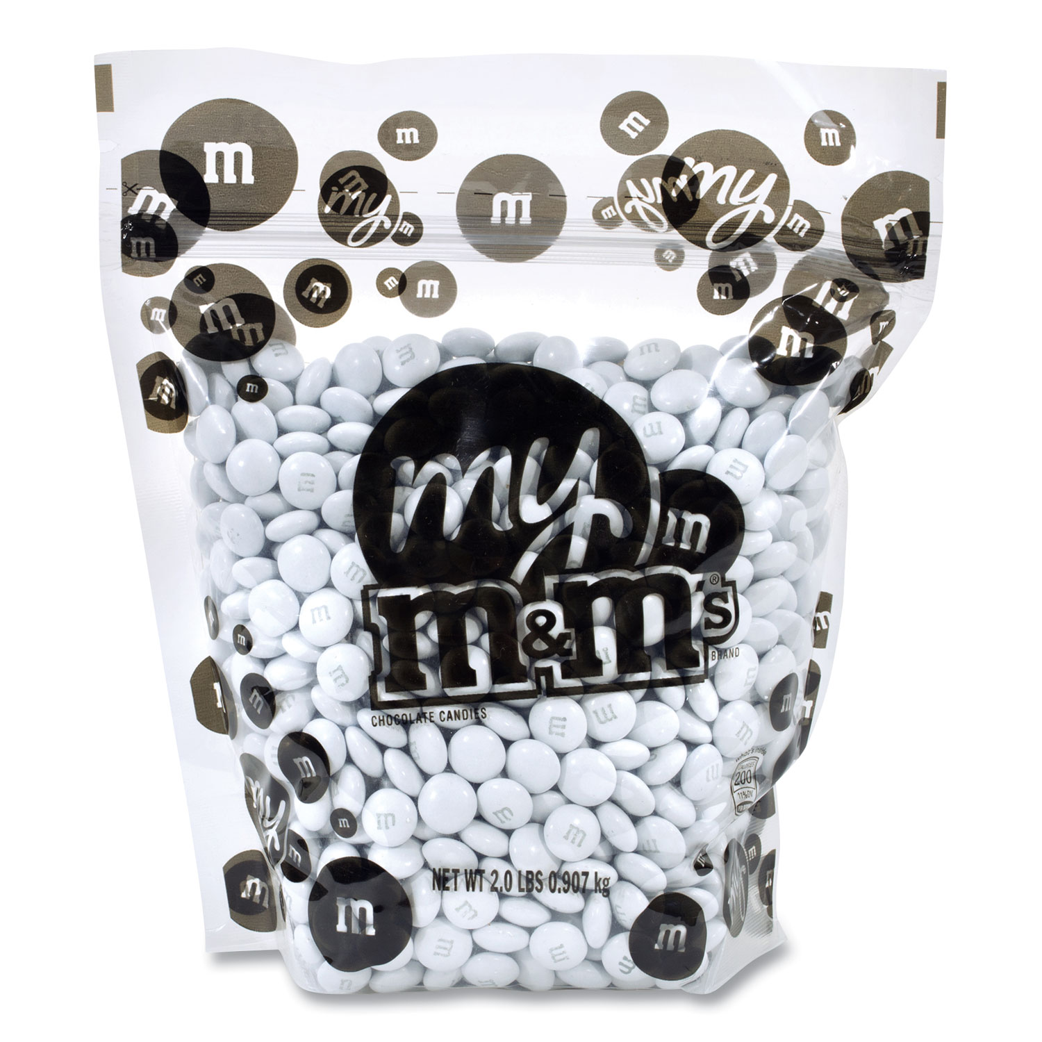  M & M's D01069 My M and M's Bulk Candies, 2 lb Bag, White, Free Delivery in 1-4 Business Days (GRR22500011) 