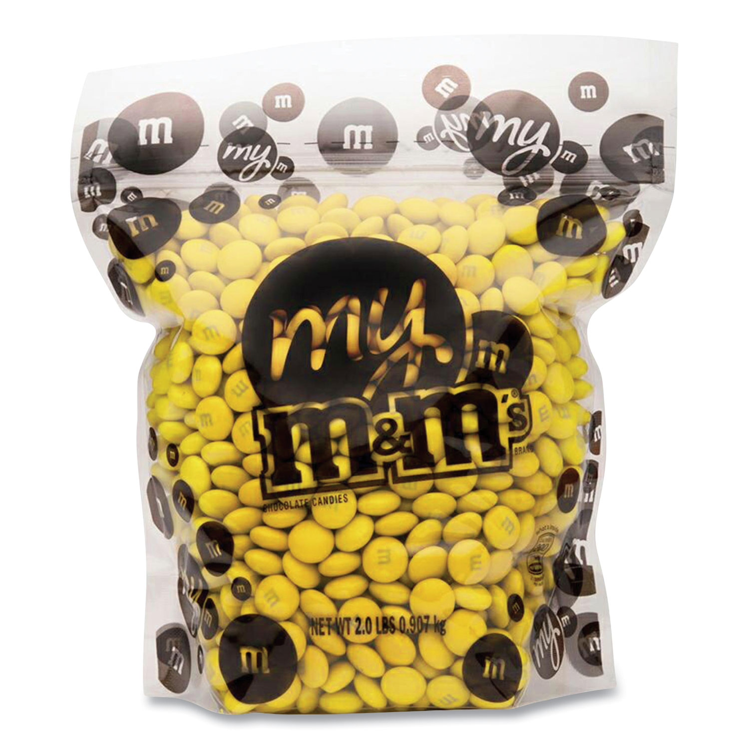  M & M's D01078 My M and M's Bulk Candies, 2 lb Bag, Yellow, Free Delivery in 1-4 Business Days (GRR22500020) 