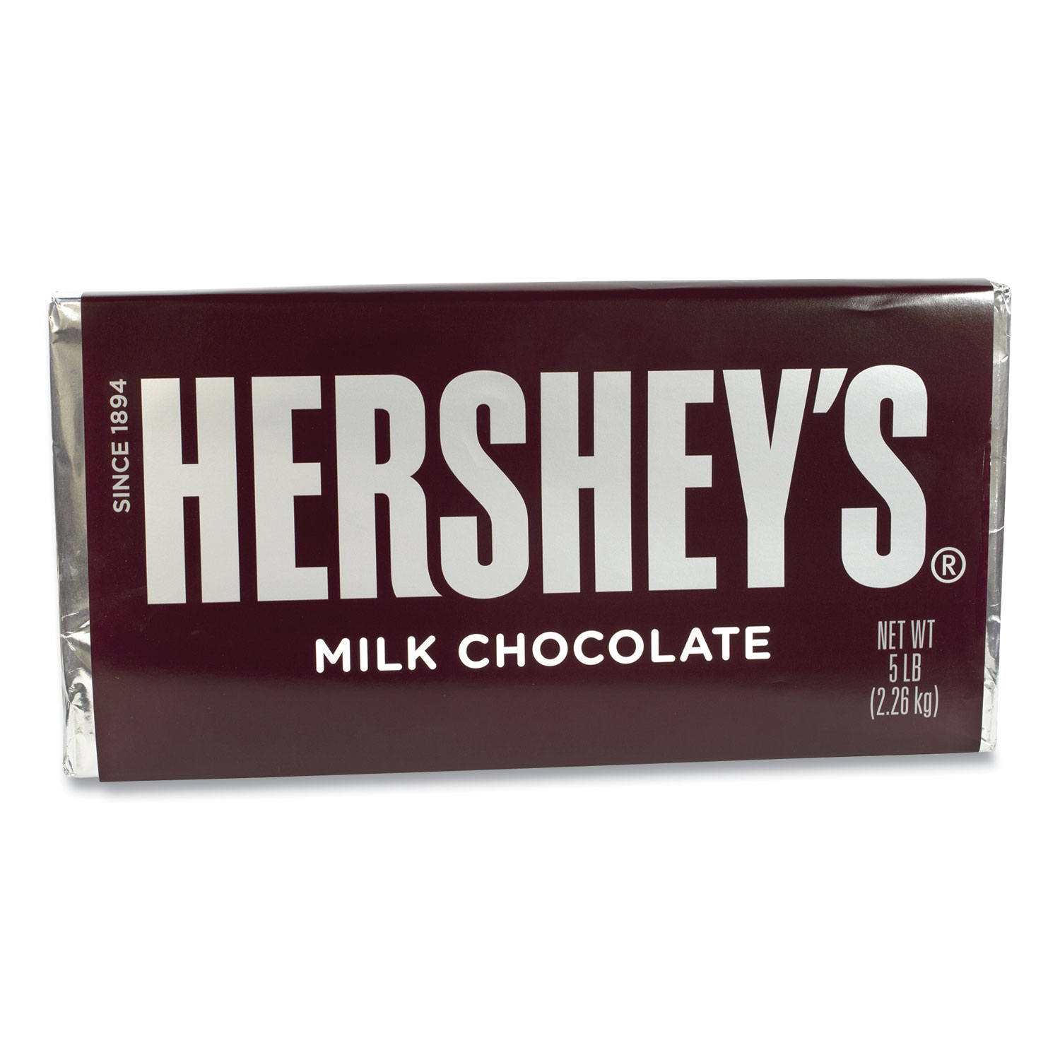  Hershey's 63001 Milk Chocolate Bar, 5 lb Bar, Free Delivery in 1-4 Business Days (GRR24600015) 