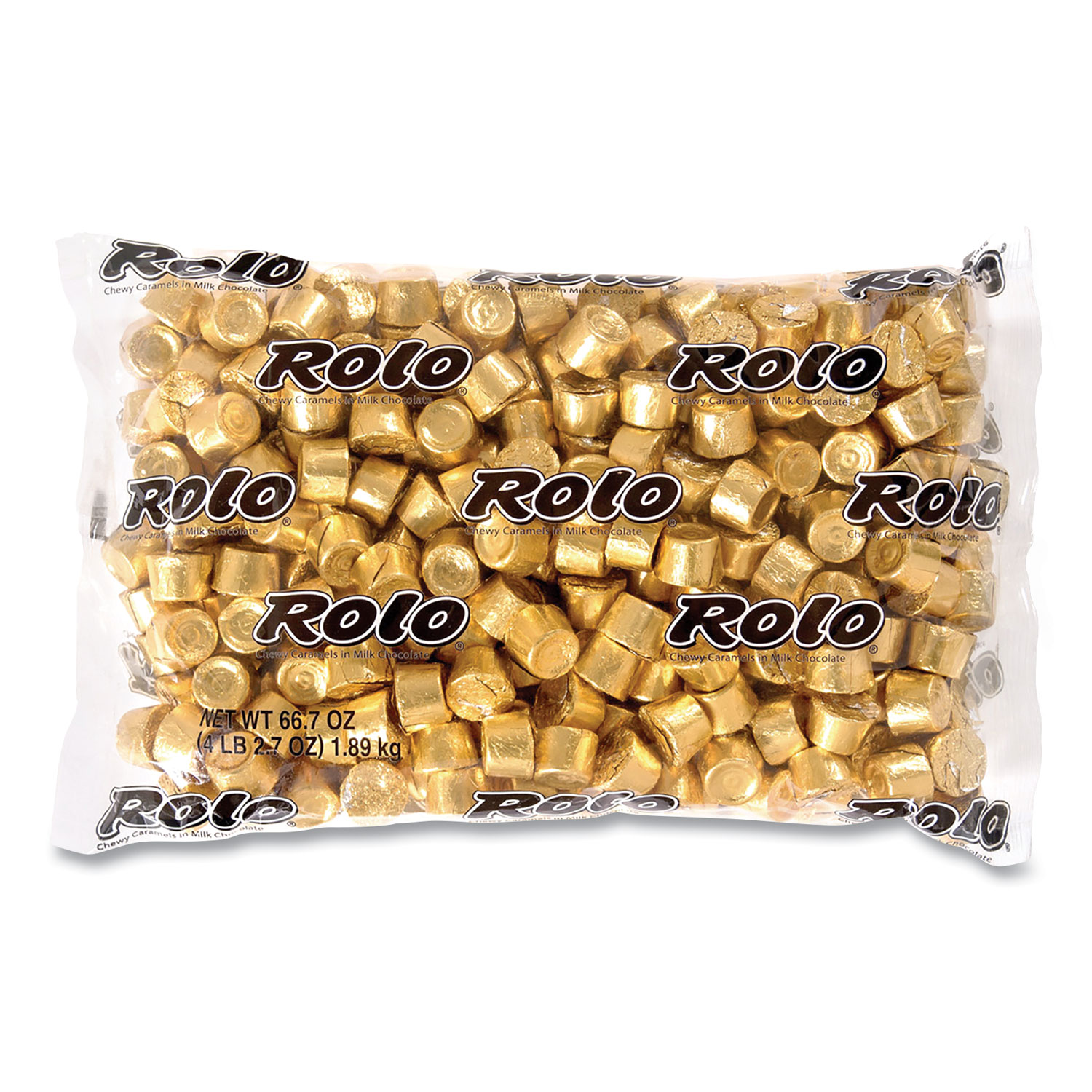  ROLO 37855 Bulk Pack Creamy Caramels Wrapped in Rich Chocolate Candy, 66.7 oz Bag, Free Delivery in 1-4 Business Days (GRR24600058) 