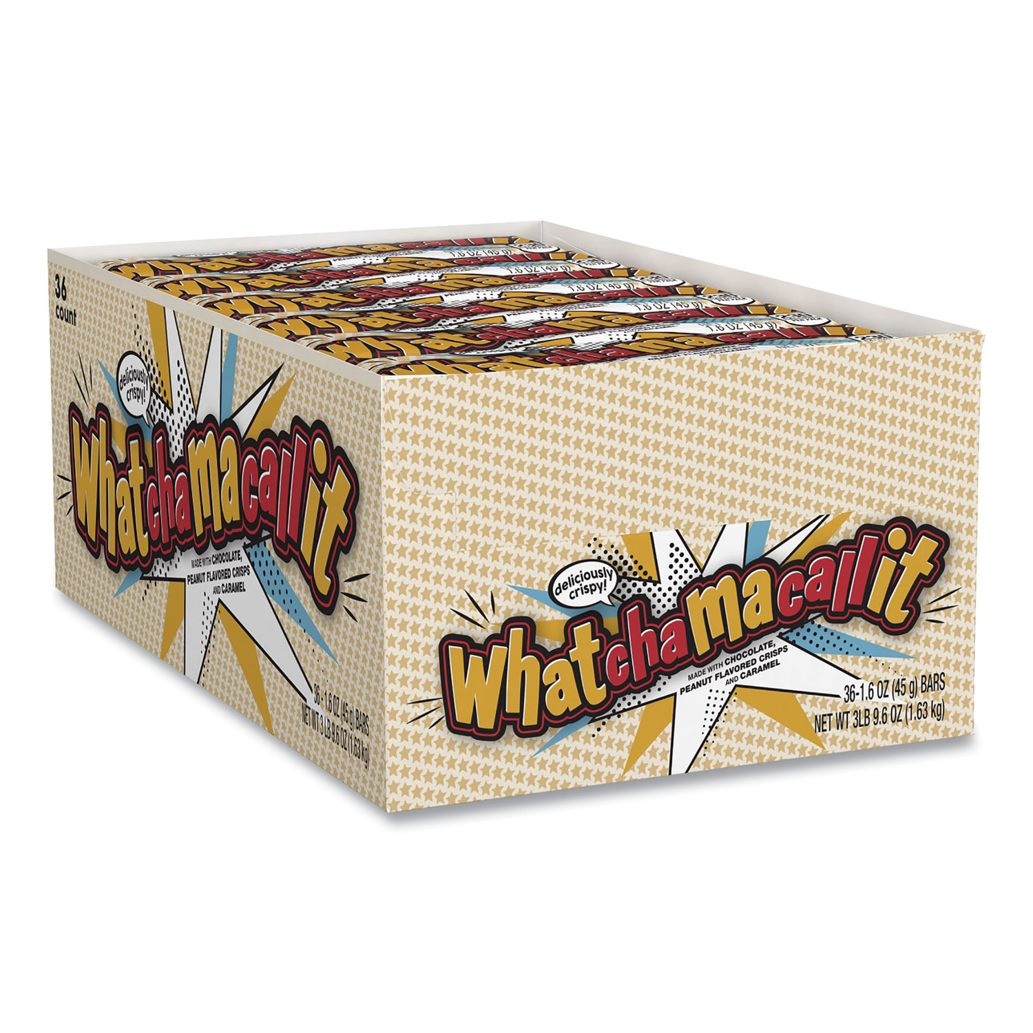  WHATCHAMACALLIT 24700 Candy Bar, 1.6 oz Bar, 36 Bars/Box, Free Delivery in 1-4 Business Days (GRR24600188) 