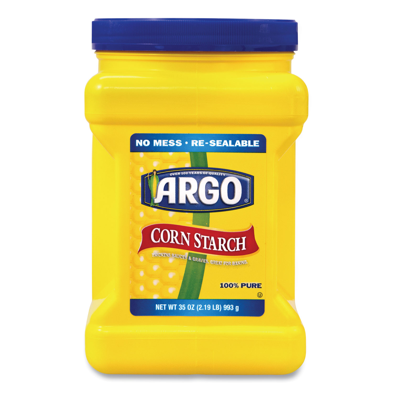  ARGO 0 Corn Starch, 35 oz Resealable Tub, Free Delivery in 1-4 Business Days (GRR90000153) 