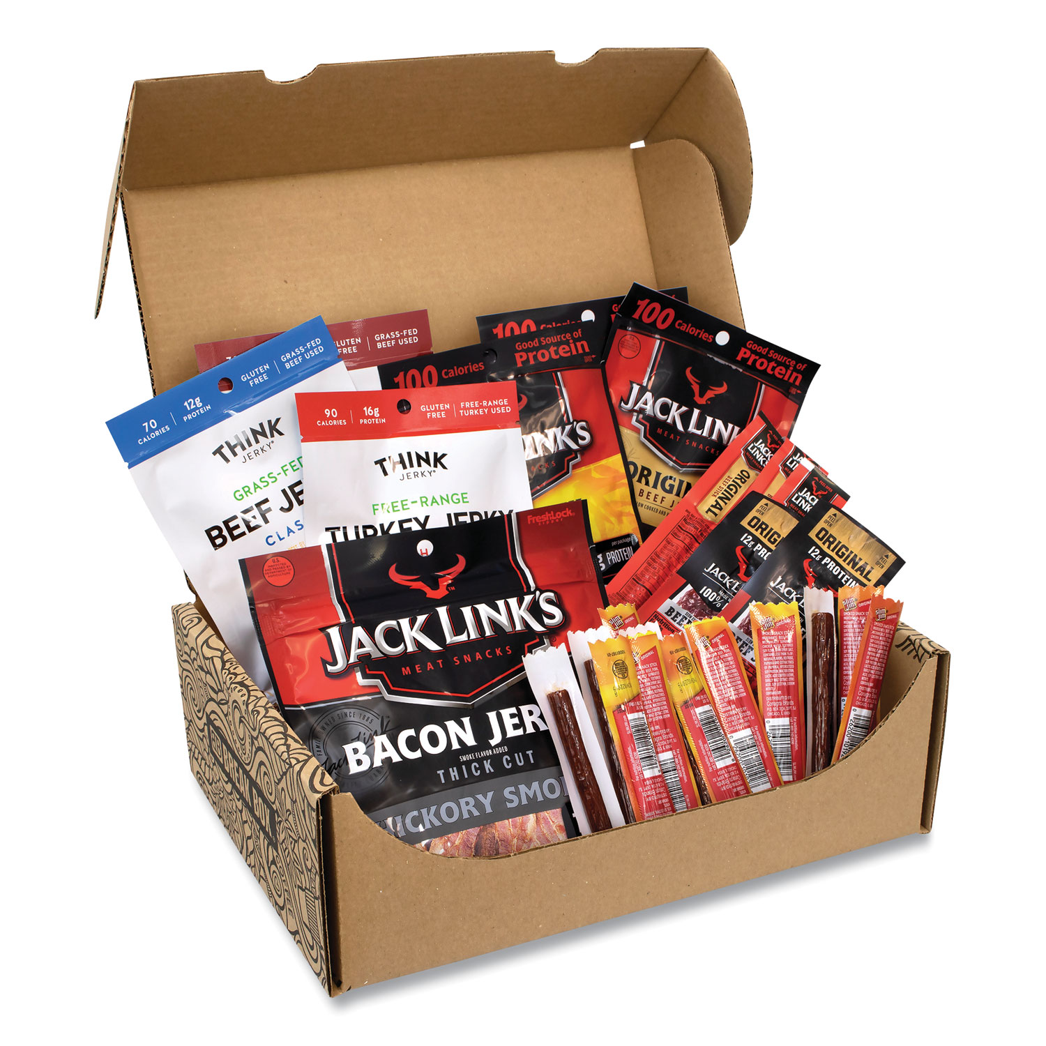  Snack Box Pros 70000020 Big Beef Jerky Box, 29 Assorted Snacks, Free Delivery in 1-4 Business Days (GRR700S0020) 