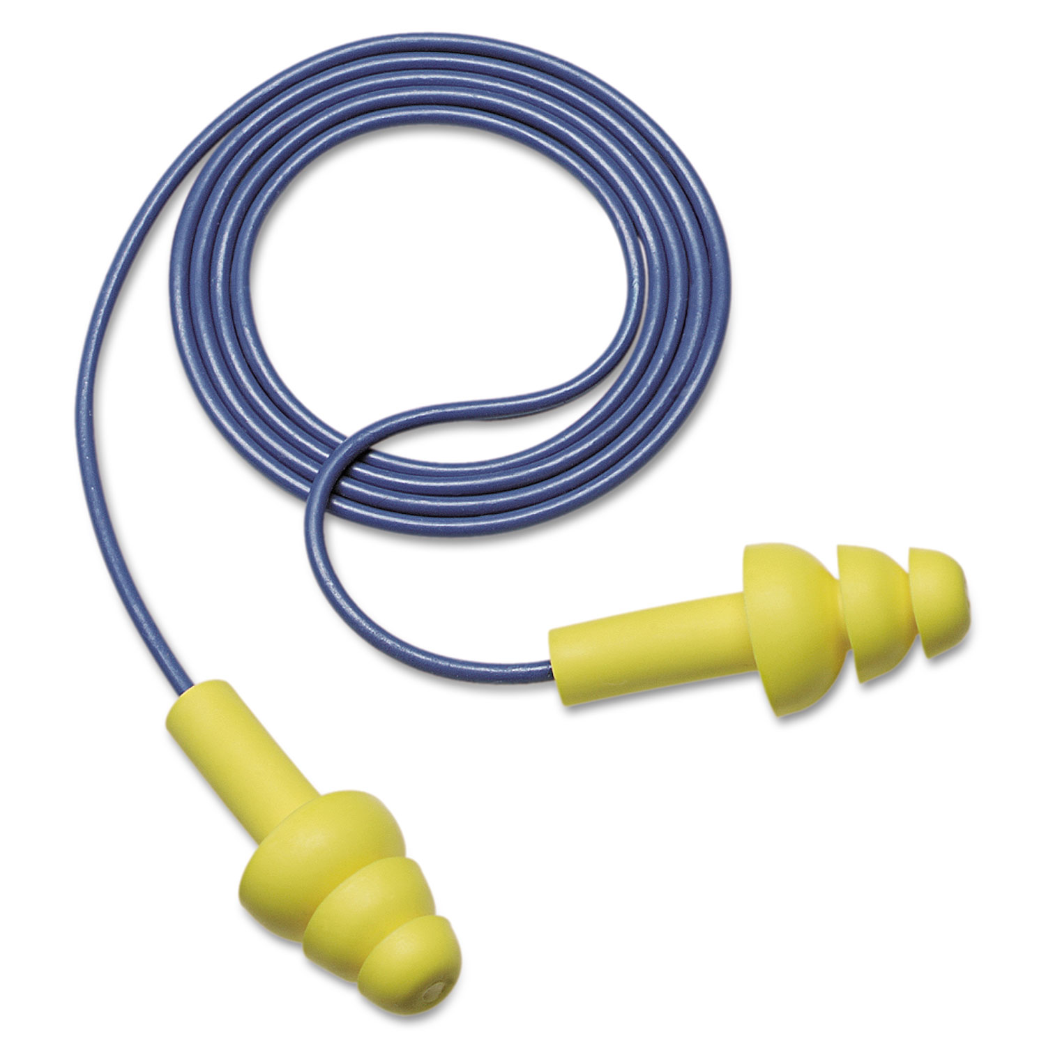  3M 340-4004 E·A·R UltraFit Earplugs, Corded, Premolded, Yellow, 100 Pairs (MMM3404004) 
