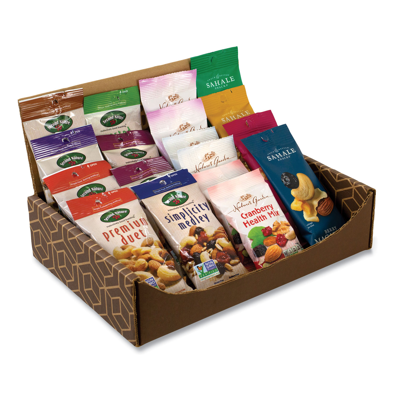 Snack Box Pros Healthy Mixed Nuts Snack Box, 18 Assorted Snacks, Free Delivery in 1-4 Business Days