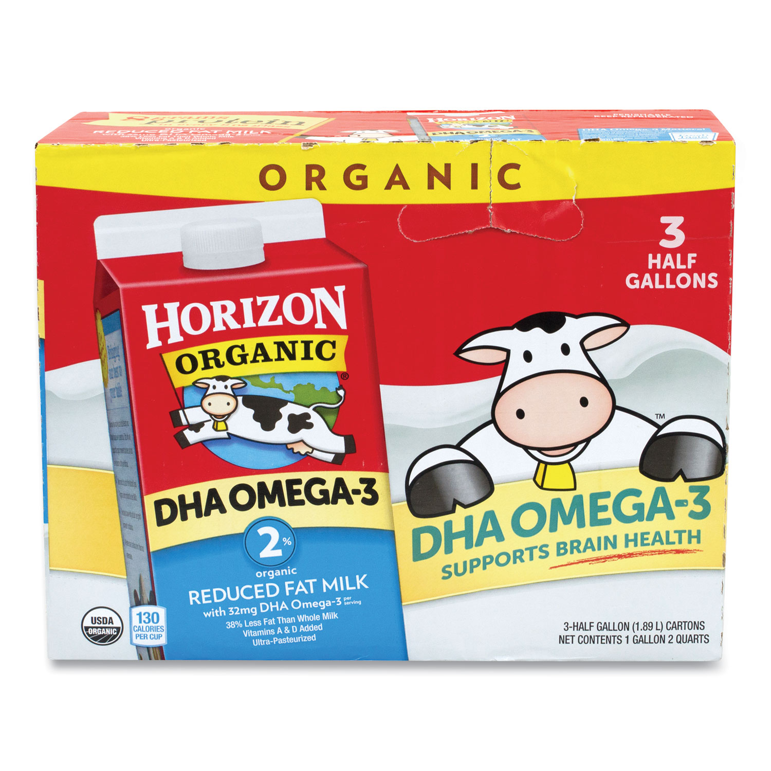 Organic 2 Milk 64 oz Carton 3 Carton Ships in 1 3 Business