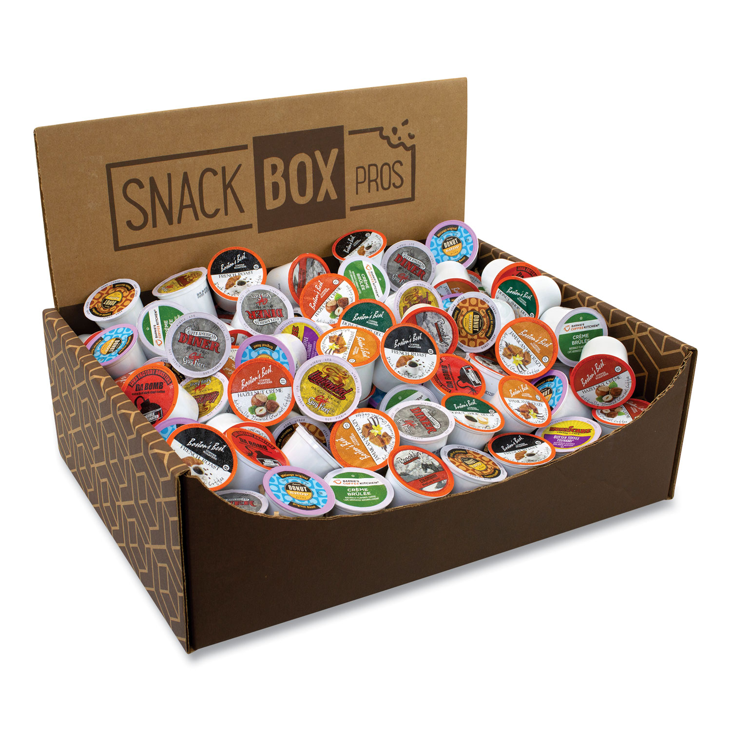  Snack Box Pros 70000034 Large K-Cup Assortment, 84/Box, Free Delivery in 1-4 Business Days (GRR70000034) 