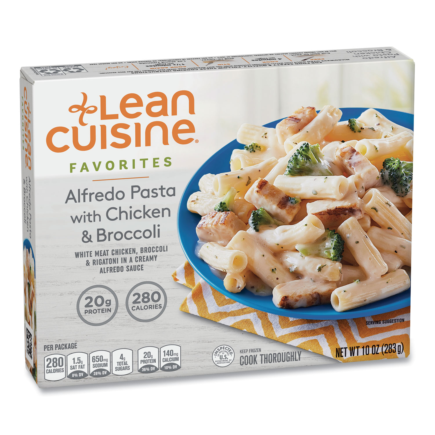  Lean Cuisine 174199 Favorites Alfredo Pasta with Chicken and Broccoli, 10 oz Box, 3 Boxes/Pack, Free Delivery in 1-4 Business Days (GRR90300118) 