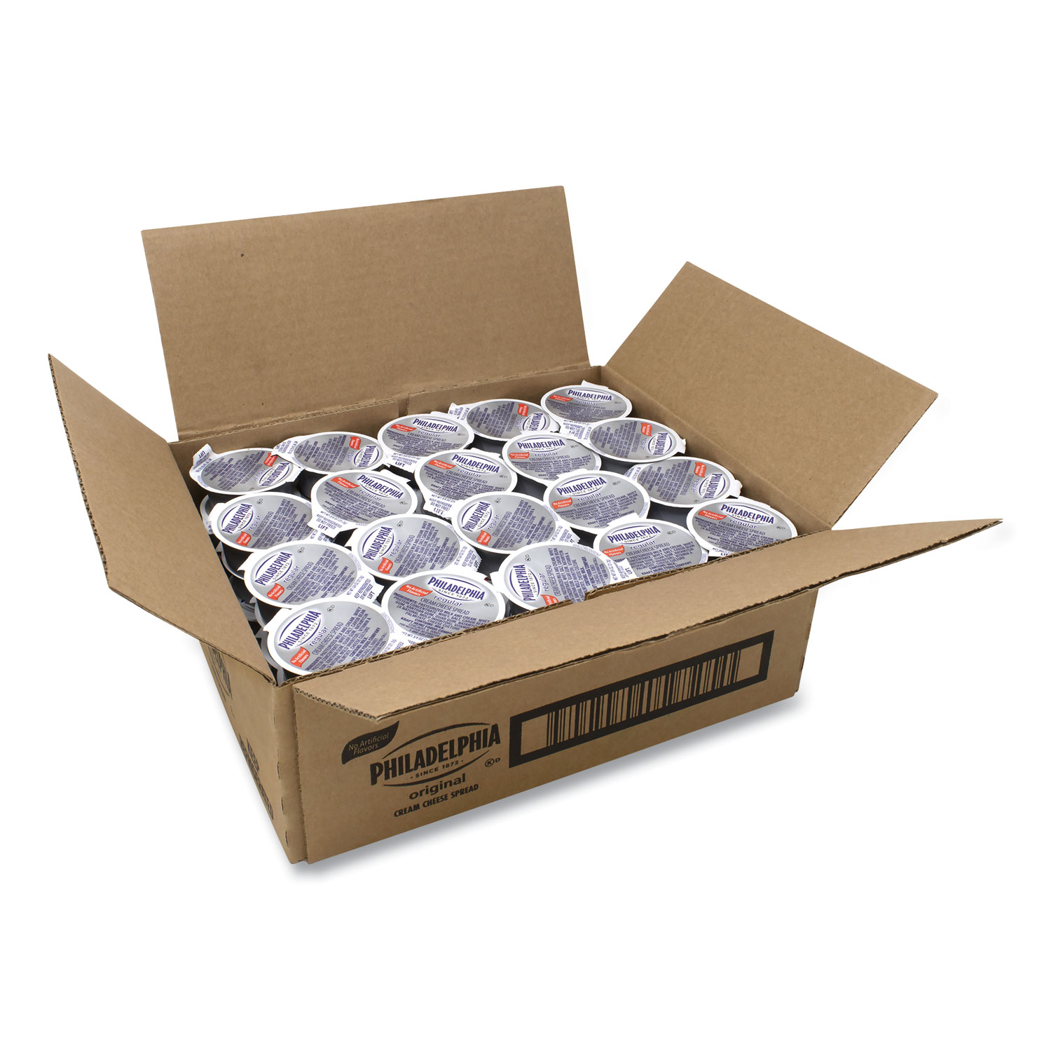 Kraft® Philadelphia Cream Cheese, Original, 0.75 oz Cup, 50/Box, Free Delivery in 1-4 Business Days