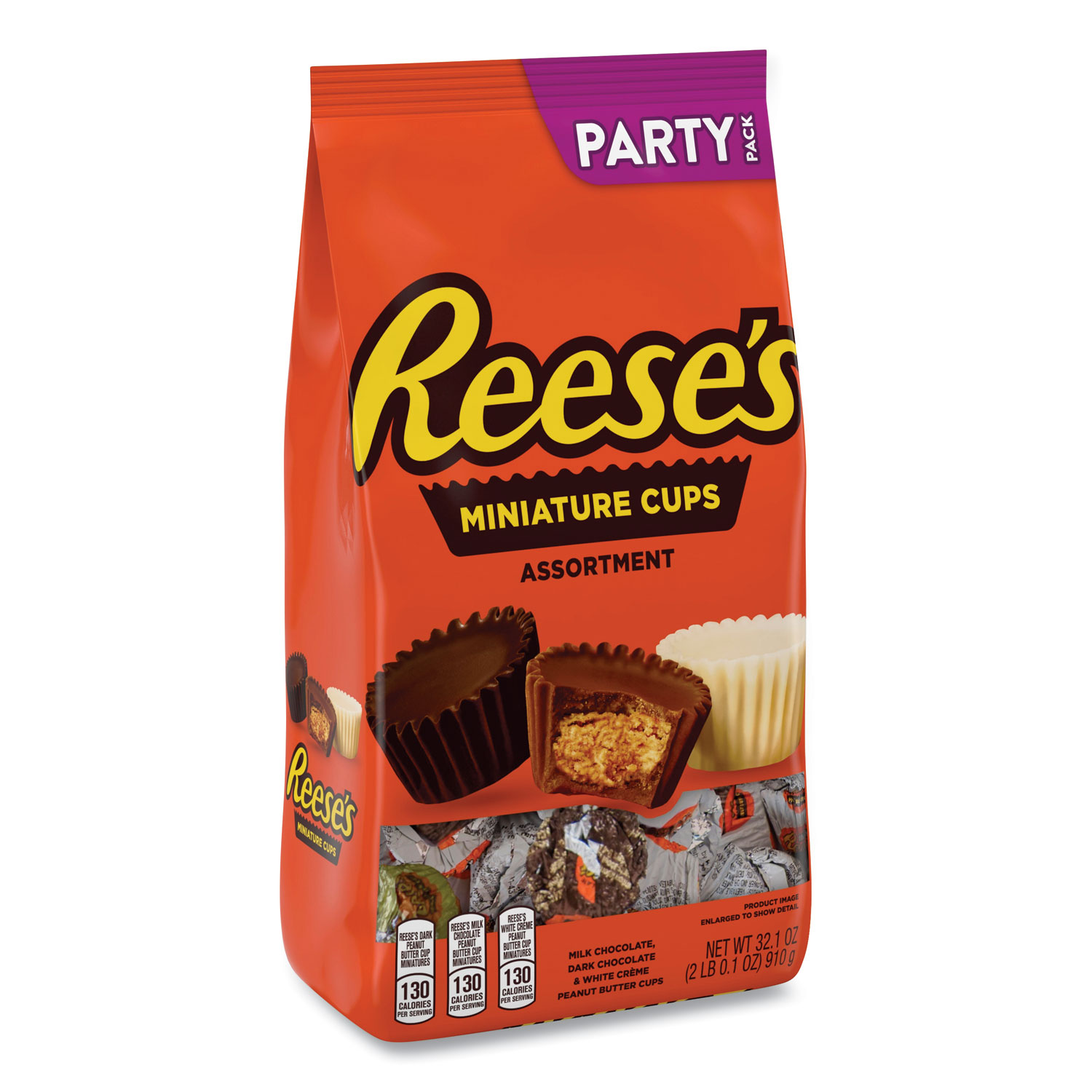  Reese's 43165 Party Pack Miniatures Assortment, 32.1 oz Bag, Free Delivery in 1-4 Business Days (GRR24600413) 