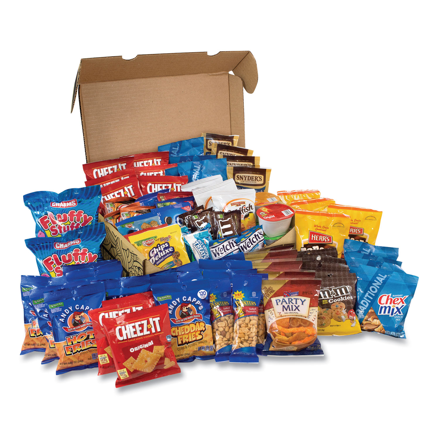 Snack Box Pros Big Party Snack Box, 75 Assorted Snacks, Free Delivery in 1-4 Business Days