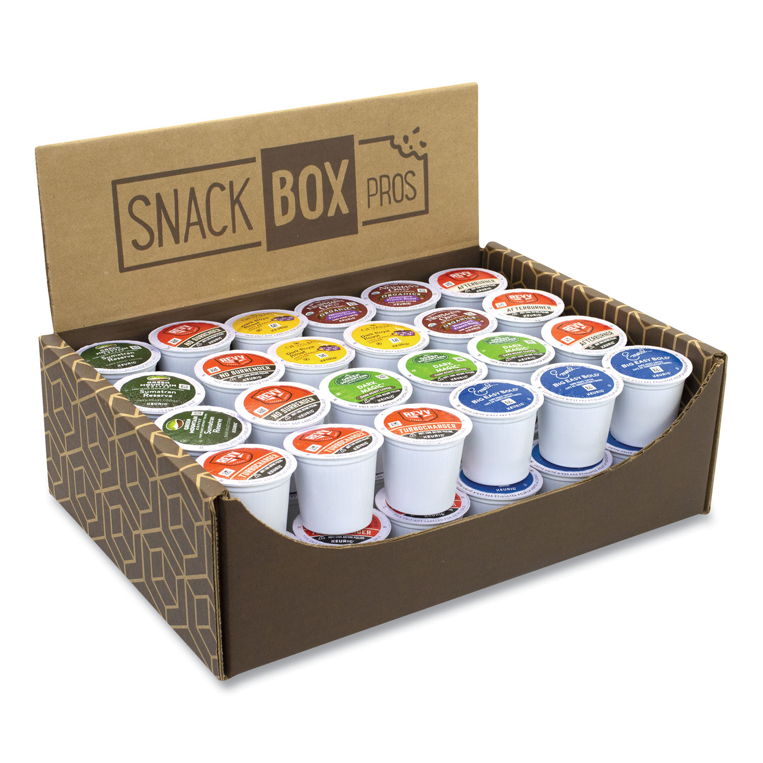  Snack Box Pros 70000040 Bold and Strong K-Cup Assortment, 48/Box, Free Delivery in 1-4 Business Days (GRR70000040) 
