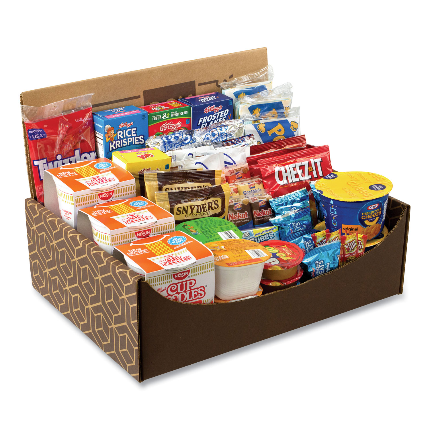Snack Box Pros Dorm Room Survival Snack Box, 55 Assorted Snacks, Free Delivery in 1-4 Business Days