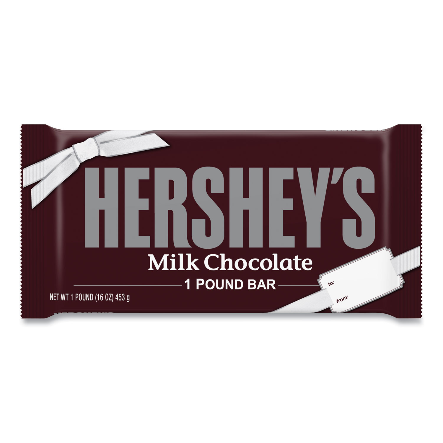  Hershey's 36304 Milk Chocolate Bar, 1 lb Bar, Free Delivery in 1-4 Business Days (GRR24600128) 