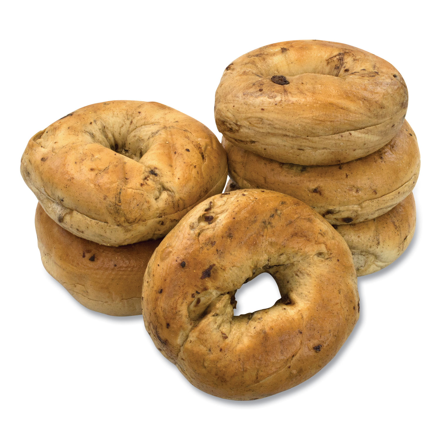  National Brand 172674 Fresh Cinnamon Raisin Bagels, 6/Pack, Free Delivery in 1-4 Business Days (GRR90000008) 