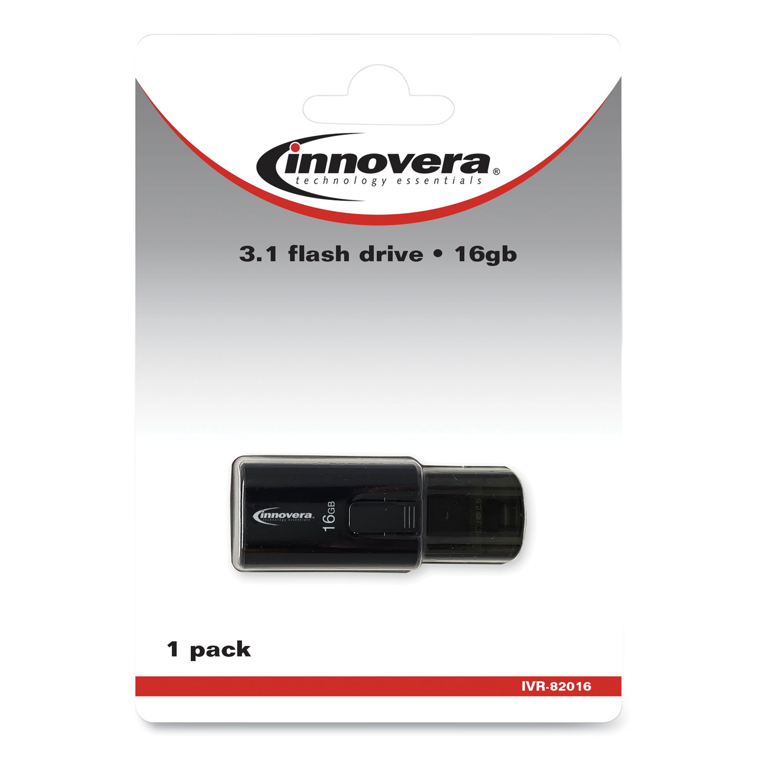  Innovera 82016 USB 3.0 Flash Drive, 16 GB, (IVR82016) 