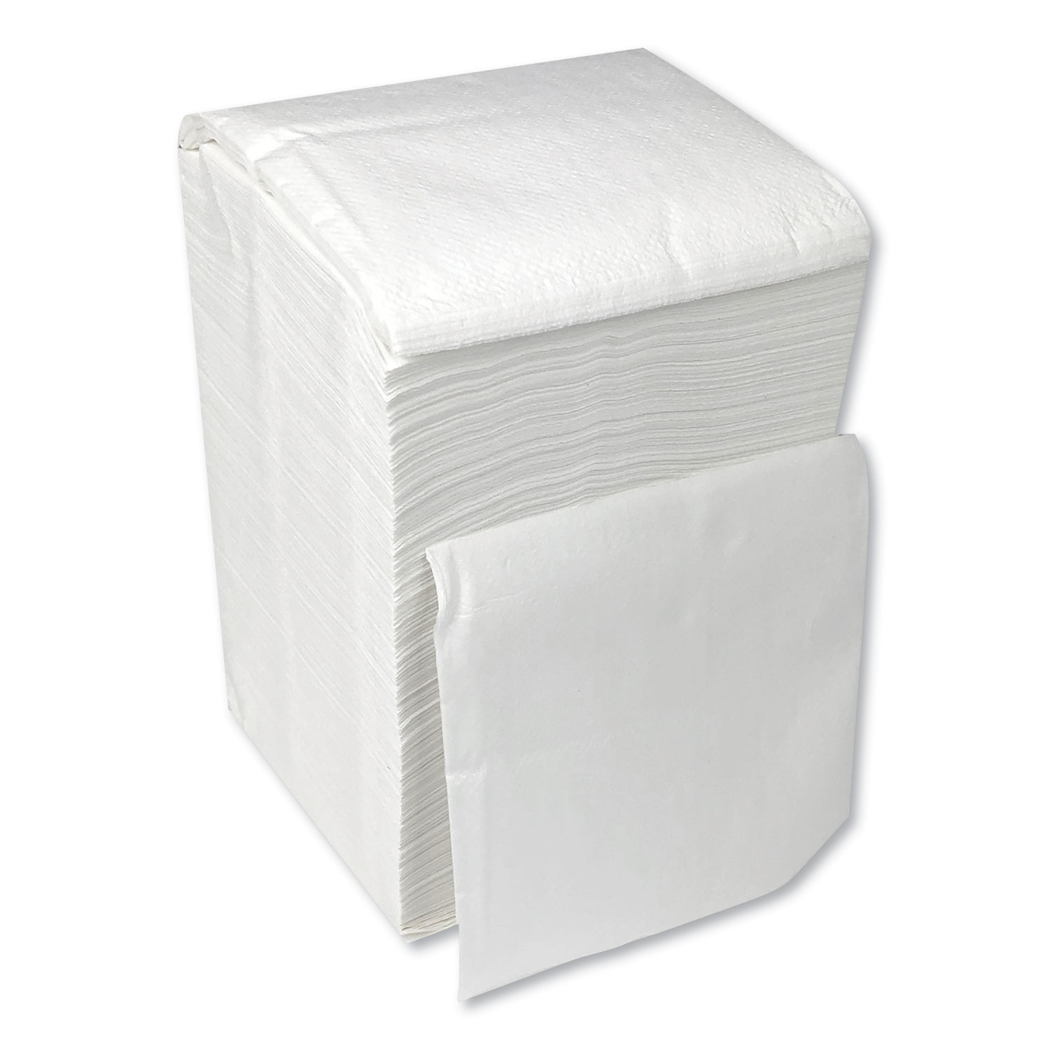 Square Paper Napkins, White Disposable Napkin, 9 x 9 Cocktail and  Cleaning Surfaces Single-Use Napkins - 1-ply, 1/4 fold - Pack of 500 (1  pack of