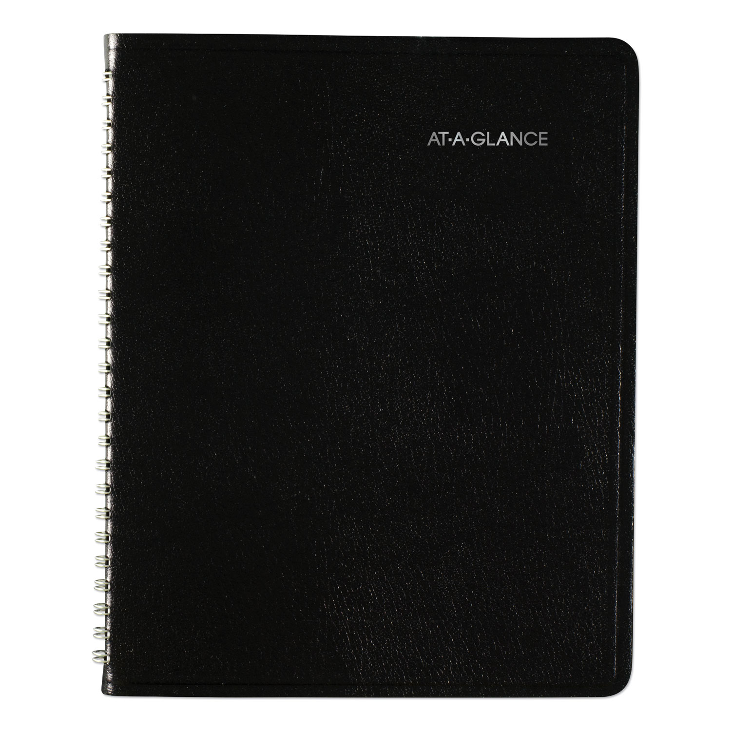  AT-A-GLANCE G535-00 Open-Schedule Weekly Appointment Book, 8 3/4 x 6 7/8, Black, 2020 (AAGG53500) 