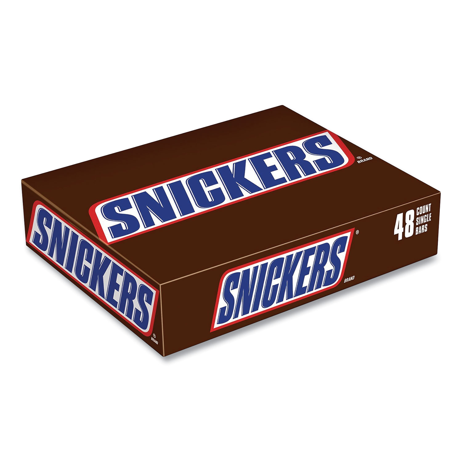  Snickers 551412 Original Candy Bar, Full Size, 1.86 oz Bar, 48 Bars/Box, Free Delivery in 1-4 Business Days (GRR20901318) 