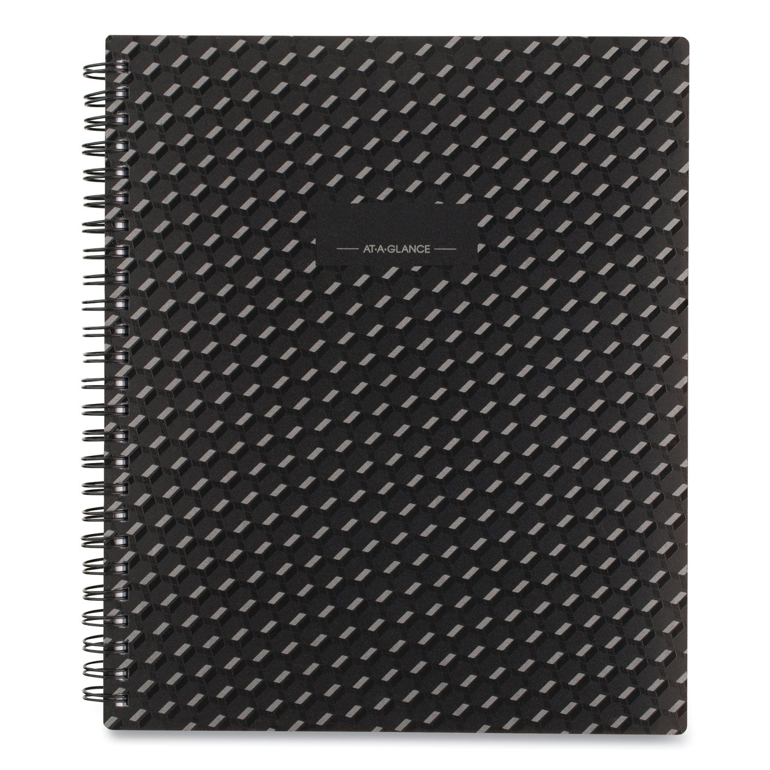 AT-A-GLANCE® Elevation Poly Weekly/Monthly Planner, 8.75 x 7, Black, 2021