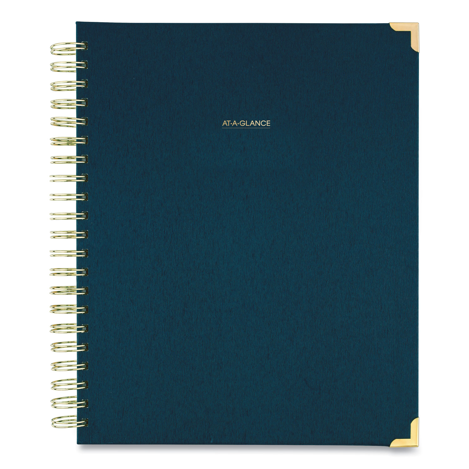  AT-A-GLANCE 609990558 Harmony Weekly/Monthly Hardcover Planner, 11 x 8.5, Navy Blue, 2021 (AAG609990558) 