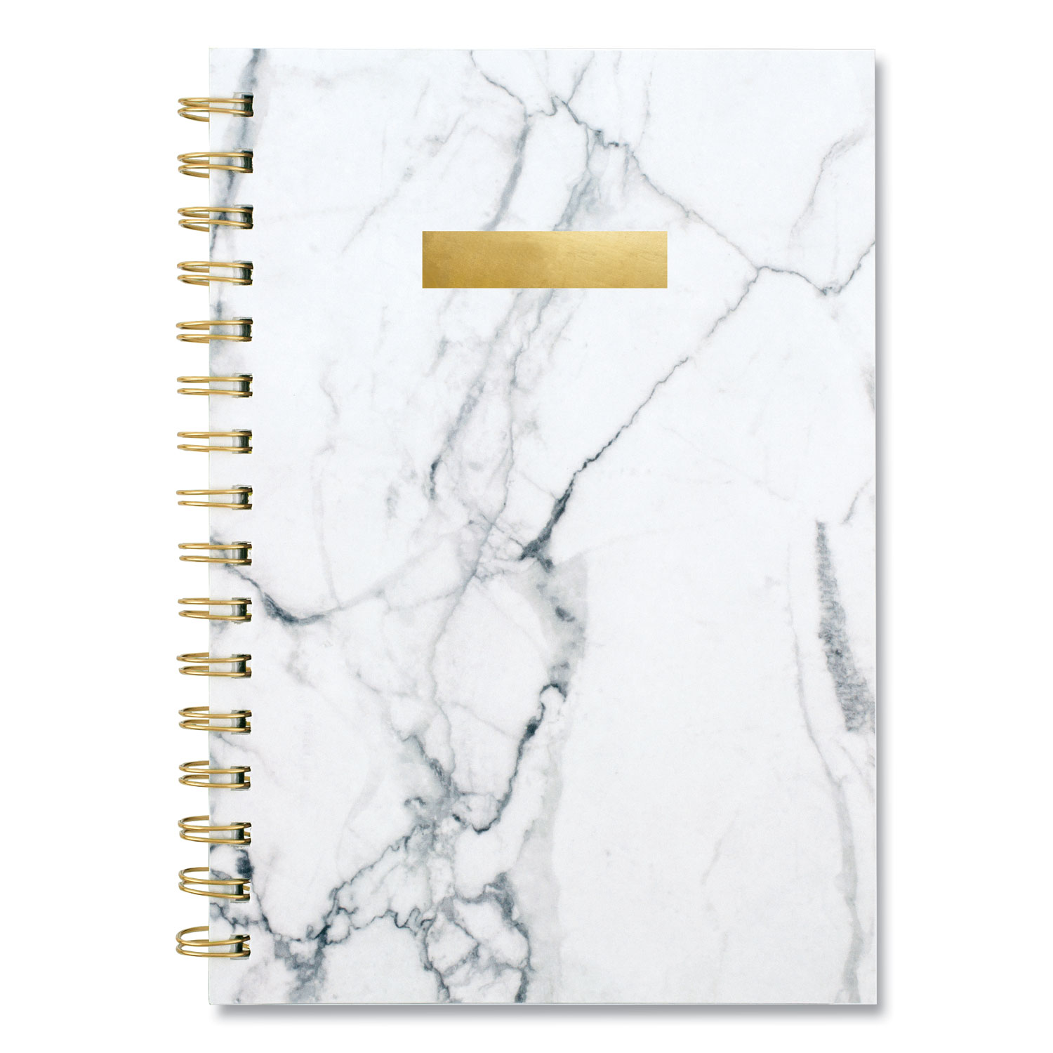 Cambridge® Bianca Weekly/Monthly Planner, 8.5 x 5.5, Gray Marbled, 2021