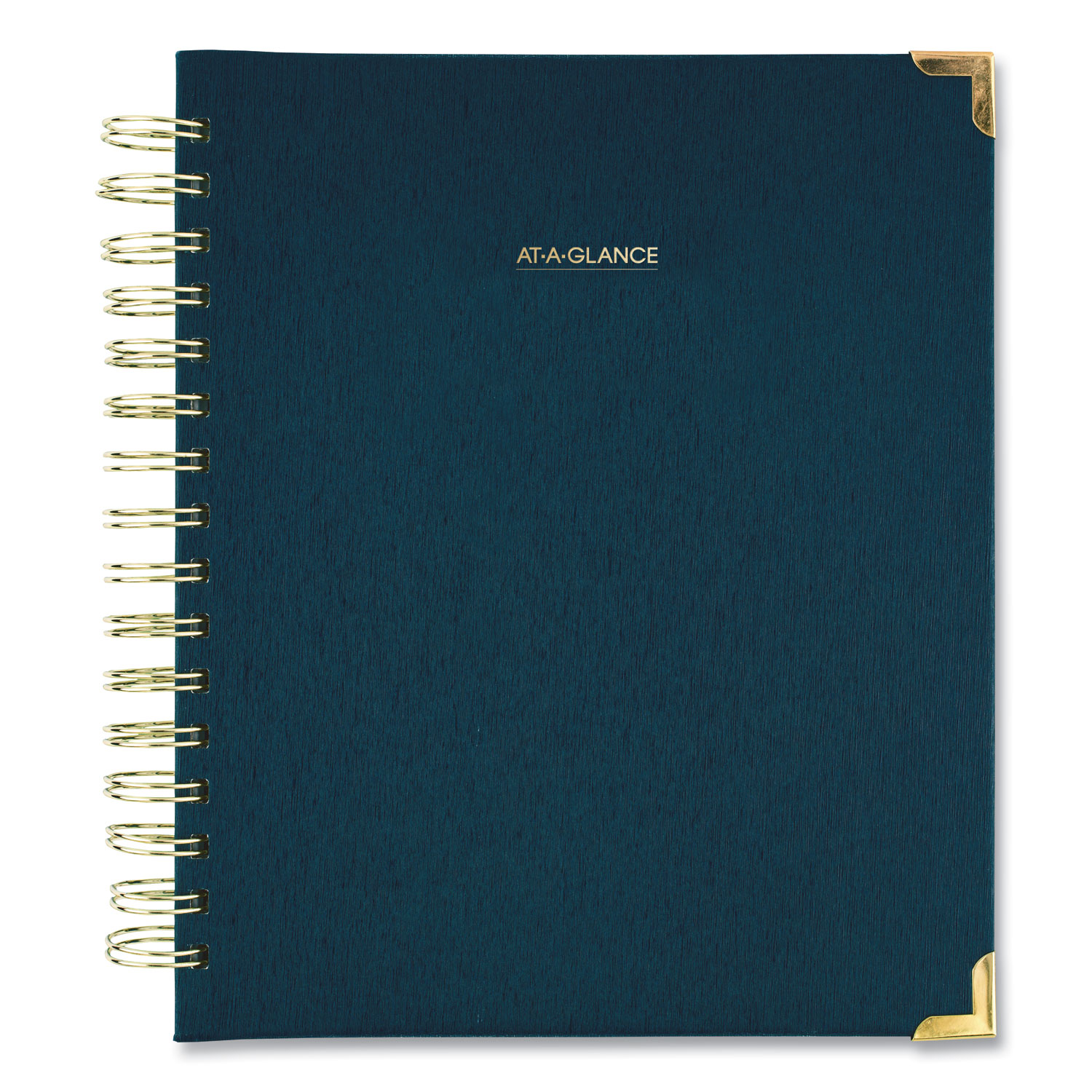  AT-A-GLANCE 609980558 Harmony Weekly/Monthly Hardcover Planner, 8.75 x 7, Navy Blue, 2021 (AAG609980558) 