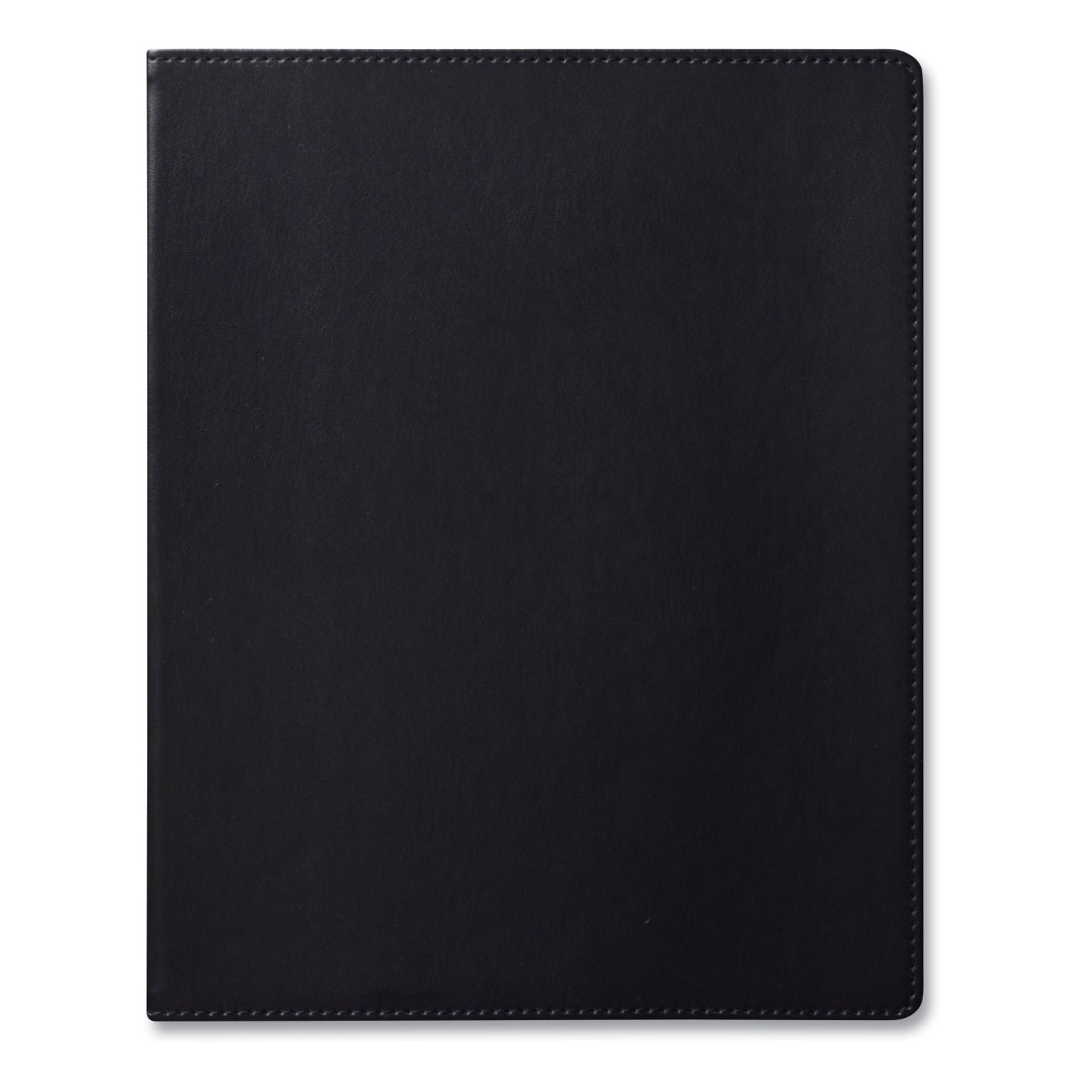 Eccolo D521N Simple Faux Leather Journal, Black, 8 x 10, 256 Ivory Pages (ECK865886) 