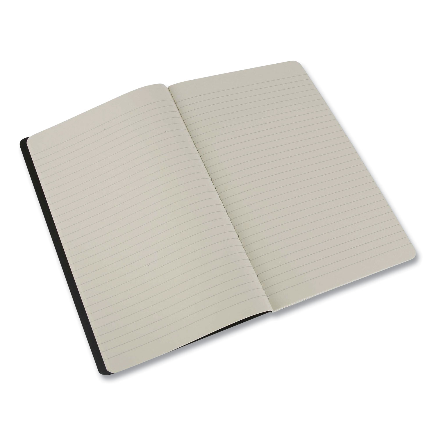  Moleskine 704956 Cahier Journal, Narrow Ruled, Black Cover, 8.25 x 5, 80 Pages, 3/Pack (HBG401618) 