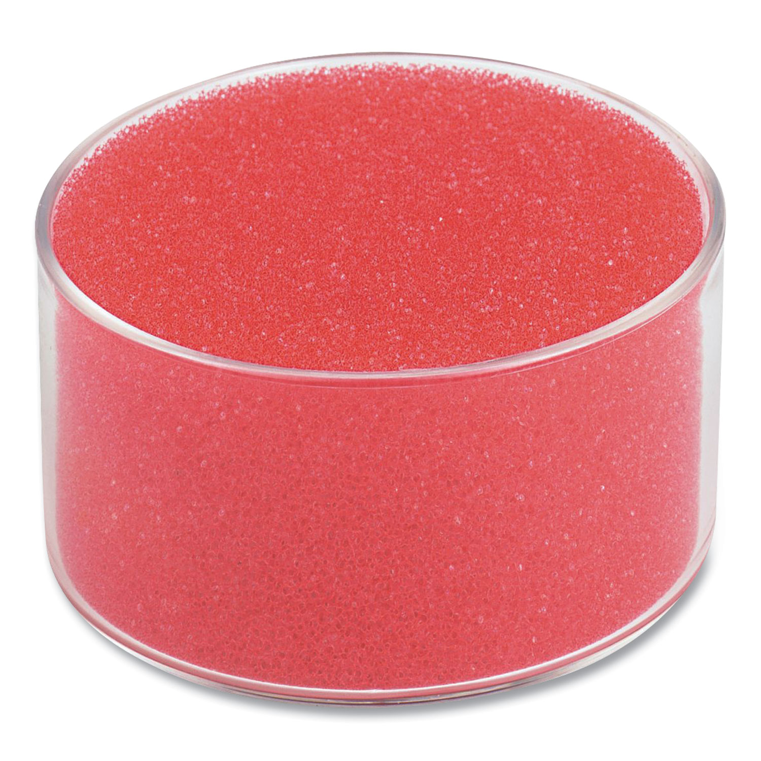  Officemate 99920 Sponge and Cup Moistener, 1.5h x 3dia, Red (OIC471576) 