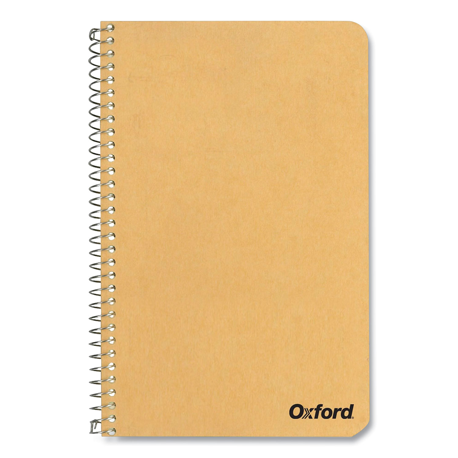 Oxford™ One-Subject Notebook, Medium/College Rule, Tan Cover, 11 x 8.5, 80 Green Tint Sheets