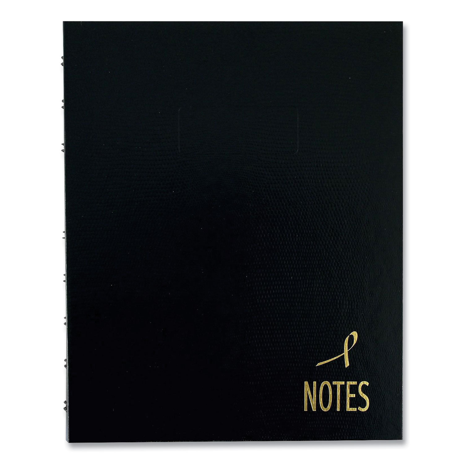  Blueline A7150.BLK2 NotePro Notebook, Pink Ribbon, 1 Subject, College Rule, Black Cover, 9.25 x 7.25, 75 Sheets (RED745905) 
