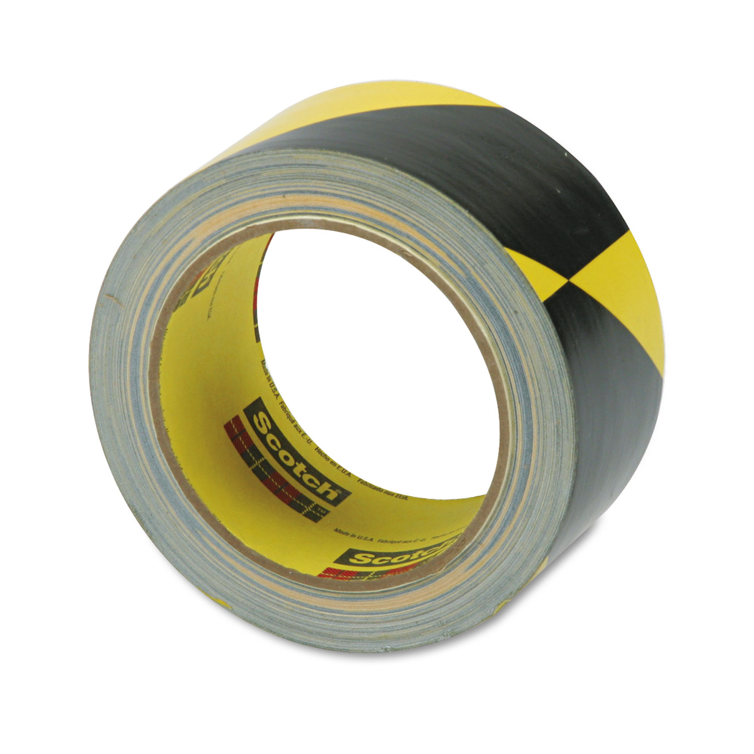 Caution Stripe Tape, 2w x 108ft Roll
