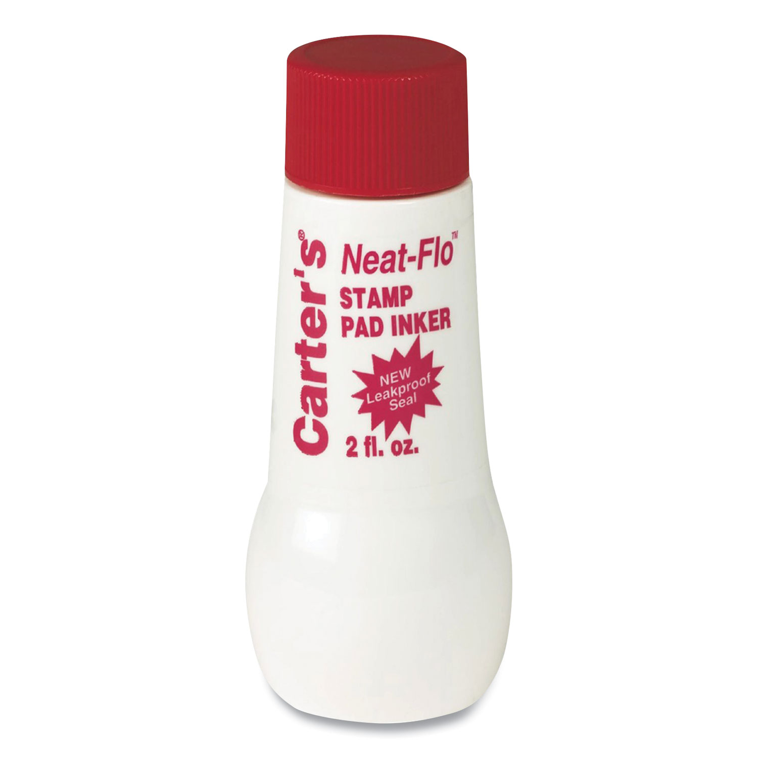  Carter's 21447 Neat-Flo Stamp Pad Inker, 2 oz, Red (AVE166801) 