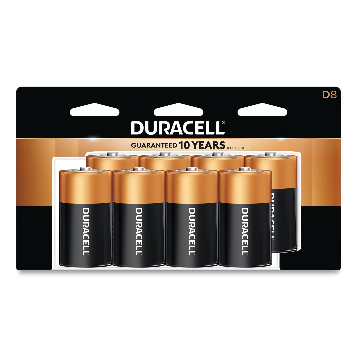  Duracell MN13R8DW CopperTop Alkaline C Batteries, 8/Pack (DUR702504) 
