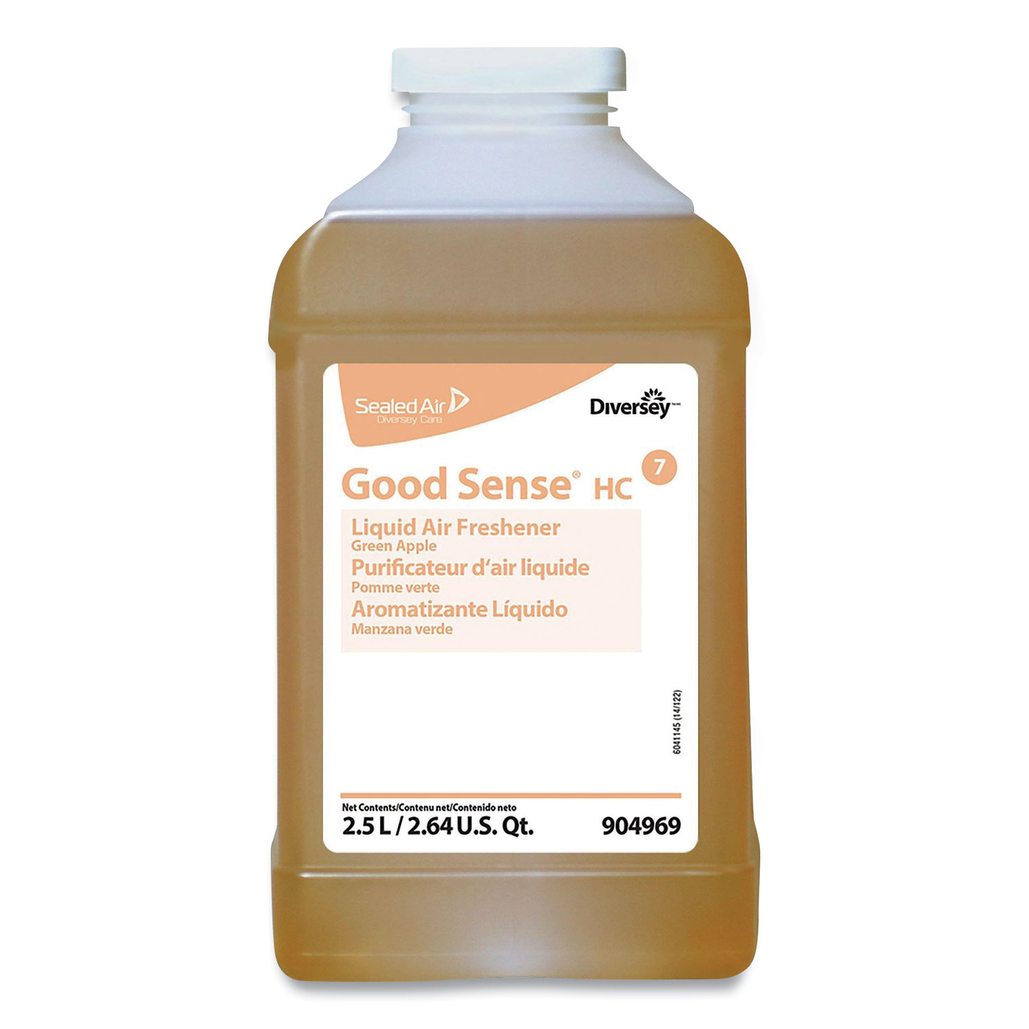 Diversey™ Good Sense HC Liquid Air Freshener, Green Apple, 2,500 mL Bottle, 2/Carton