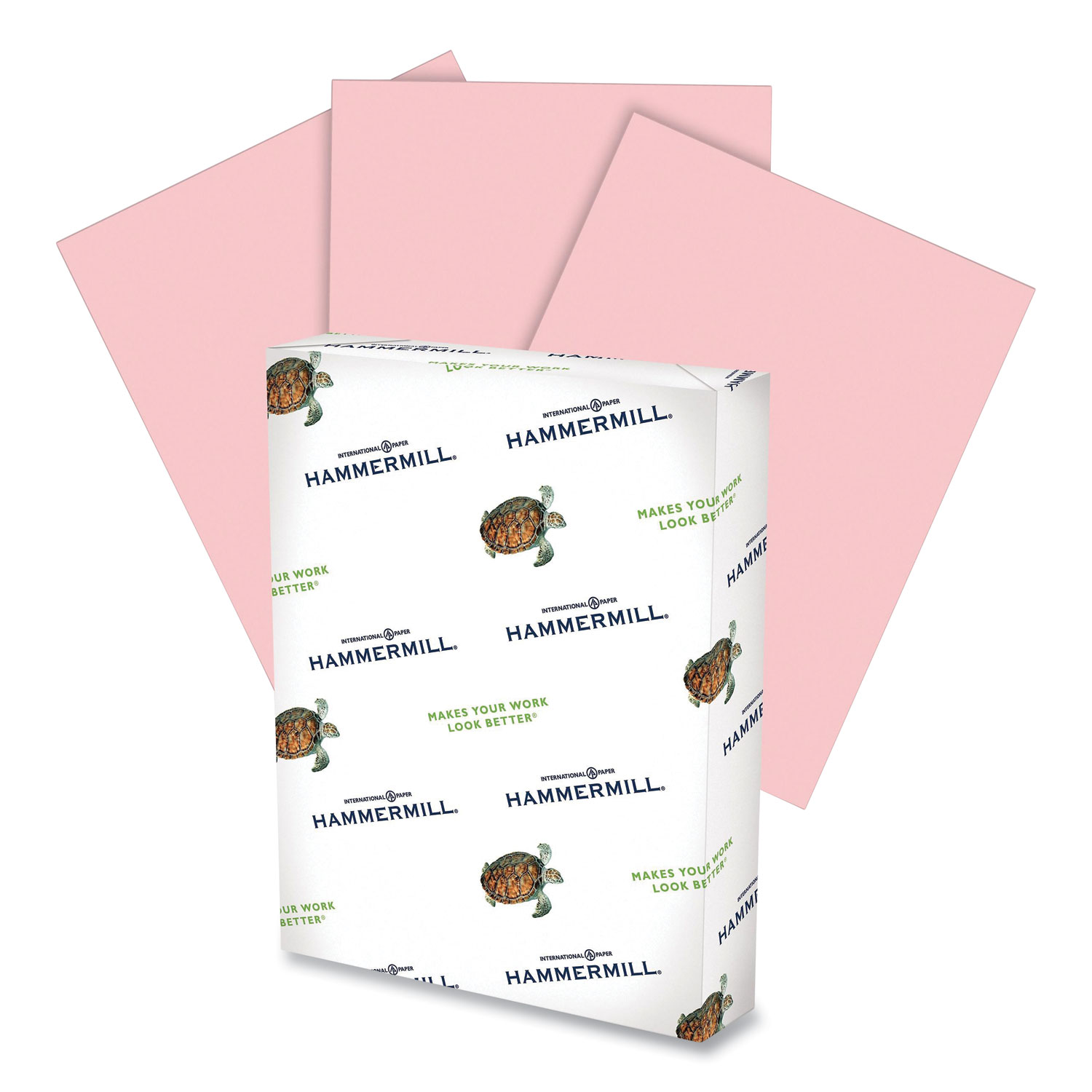 Hammermill® Fore Multipurpose Print Paper, 20lb, 8.5 x 14, Pink, 500/Ream