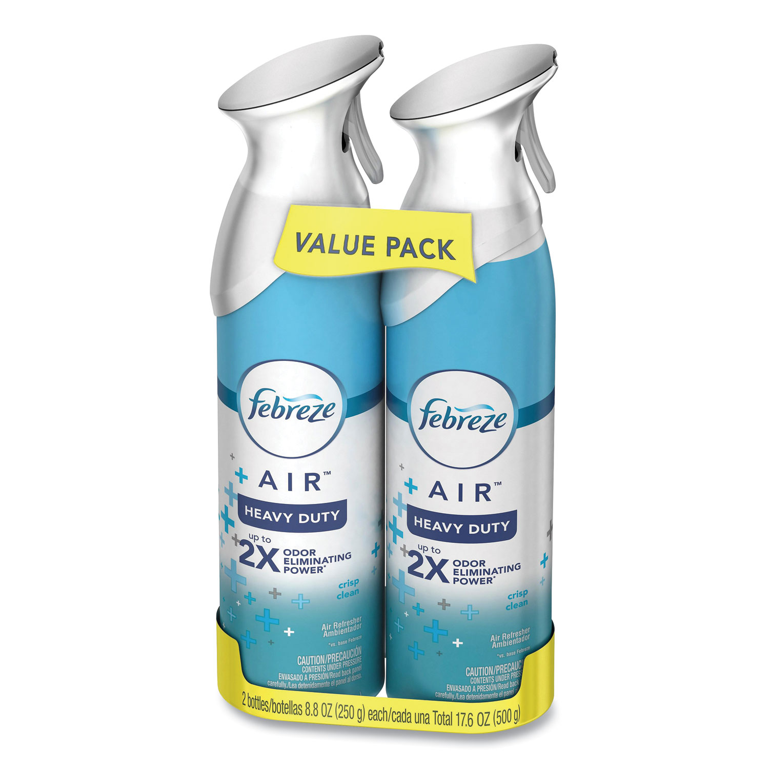  Febreze 97806 AIR, Crisp Clean, 8.8 oz Aerosol, 2/Pack (PGC2728761) 