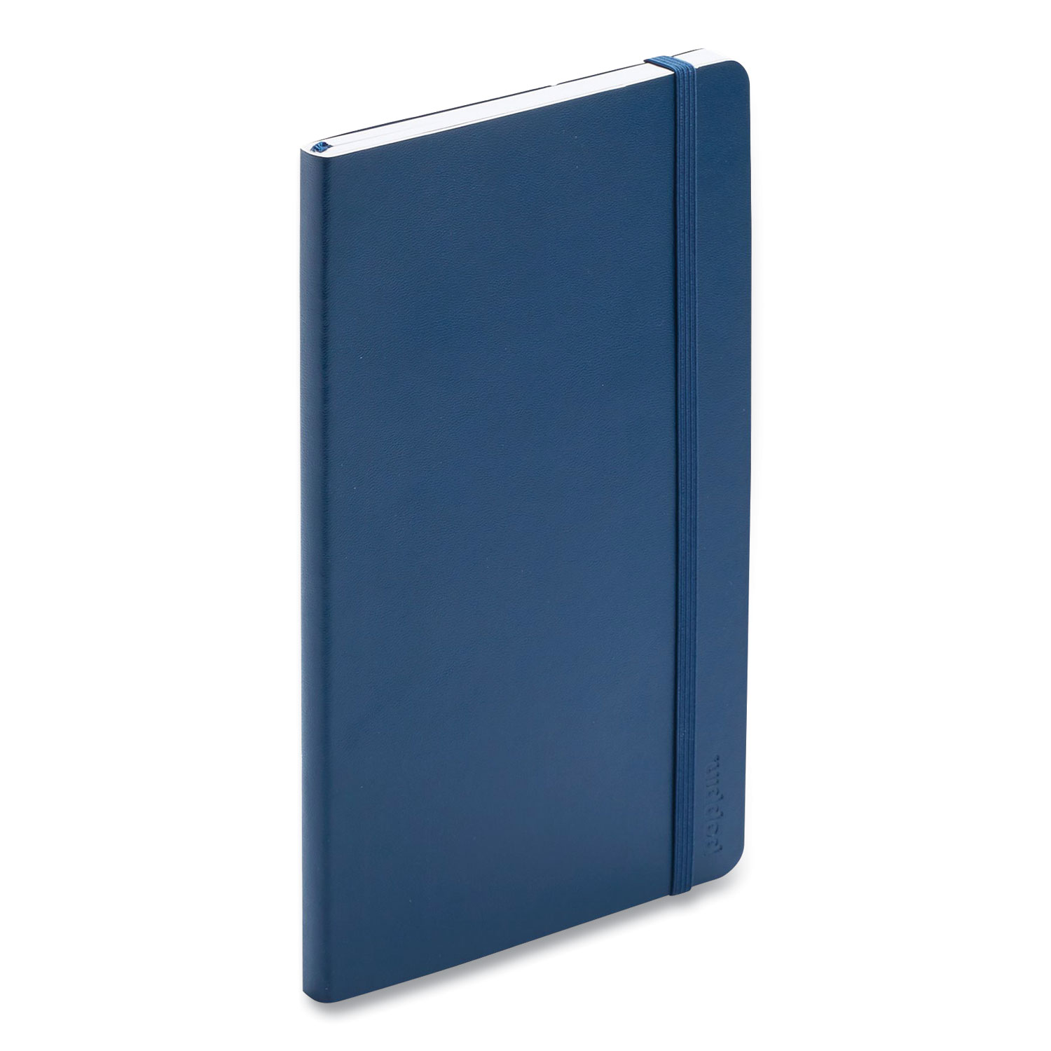 Poppin Professional Notebook, College Rule, Navy 8.25 x 5, 96 Sheets