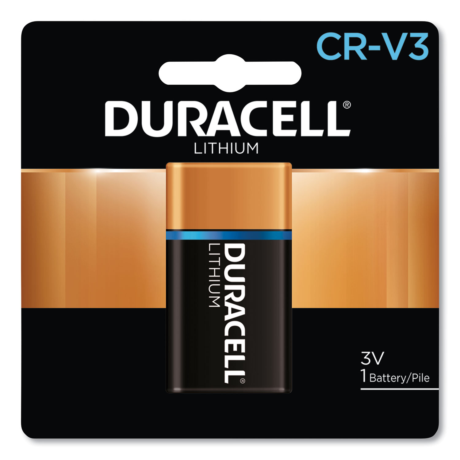  Duracell DLCRV3BPK Specialty High-Power Lithium Battery, CRV3, 3V (DURDLCRV3B) 