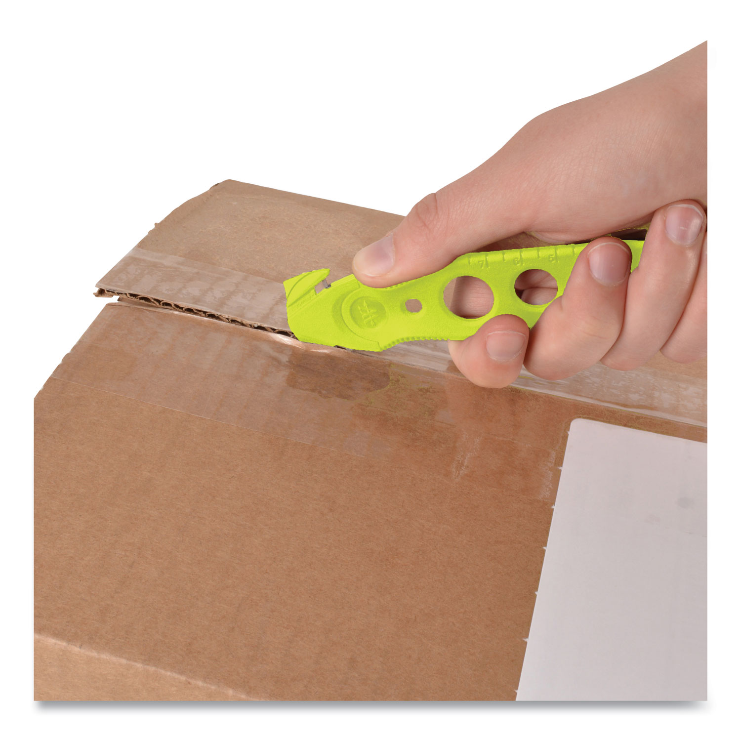 Safety Ceramic Blade Box Cutter, 0.5 Blade, 6.15 Plastic Handle, Green -  Zerbee